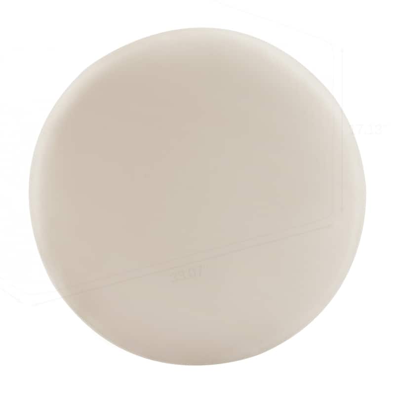 Velvet Round Ottoman