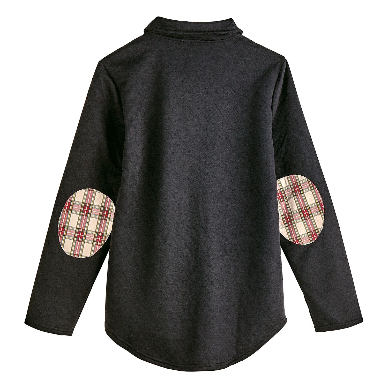 Shop Top It Off Accessories Women S Quilted Henley Shirt French Terry Black Top On Sale Free Shipping On Orders Over 45 Overstock 28821058 Large
