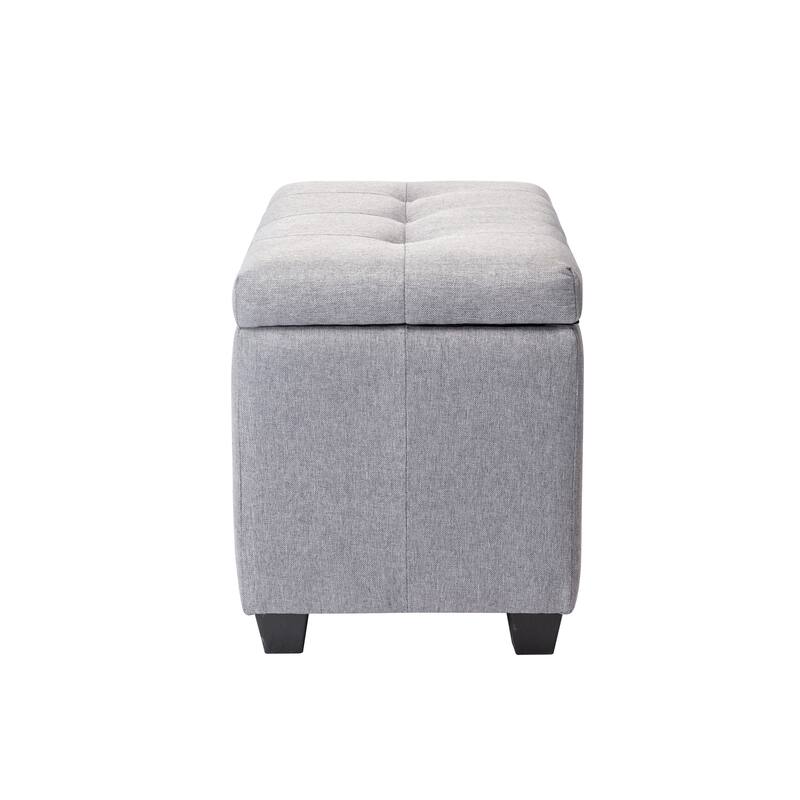 Porthos Home Vivi Fabric Flip Top Storage Bench