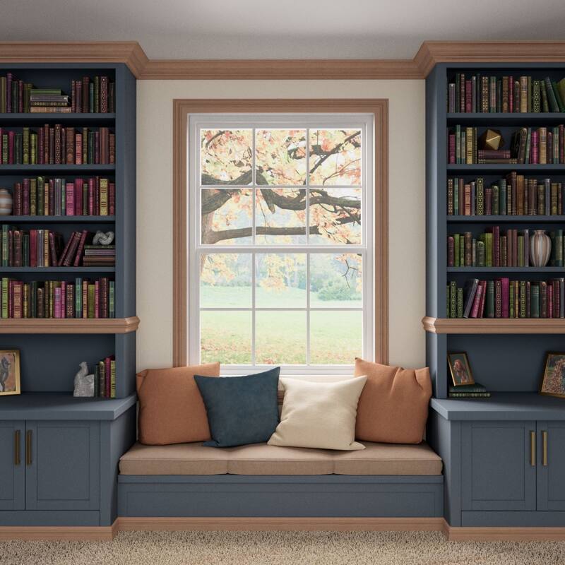 WM45: 3-7/10-in H x 3-3/4-in P x 5-1/4-in F x 96-in L Americraft Solid Hardwood Stain Grade Crown Moulding