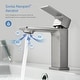 preview thumbnail 11 of 34, Lead-free Solid Brass Single Handle Bathroom Vanity Faucet with Hose