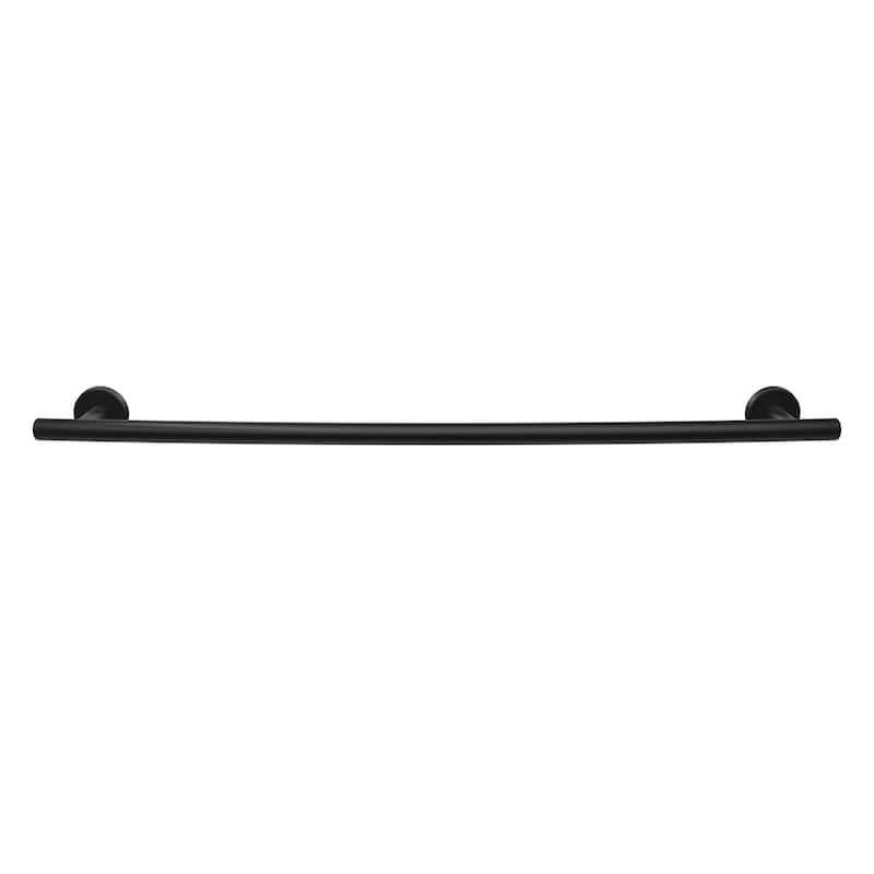 Arrondi 24 in (610 mm) Towel Bar in Matte Black - 24 in.
