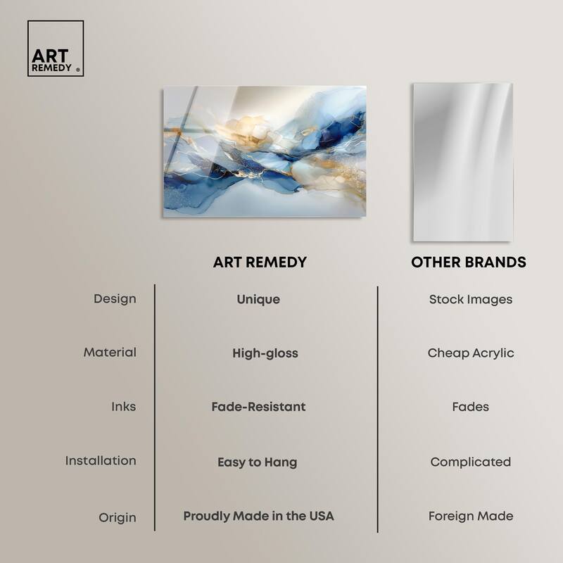 Postmodern Flow I Acrylic by Art Remedy, Ready to Hang