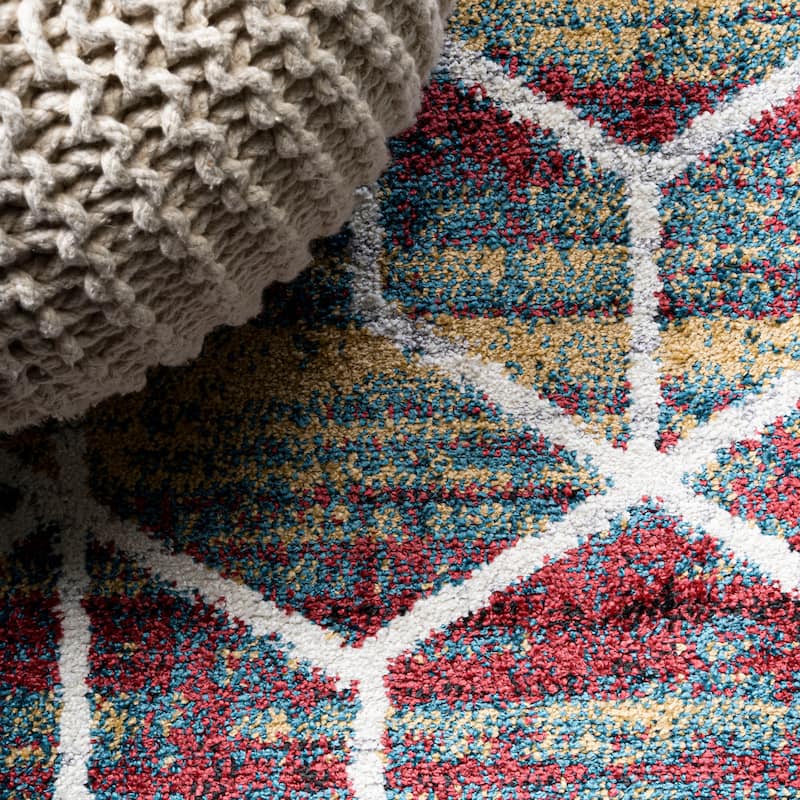 JONATHAN Y Cole Blocks Modern Geometric Area Rug