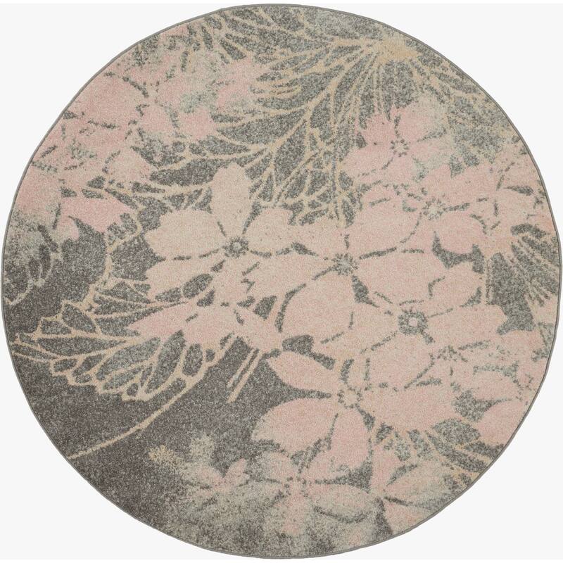 Nourison Tranquil Contemporary Abstract Floral Area Rug