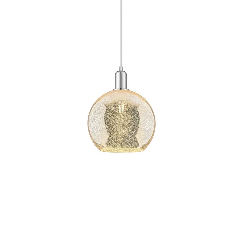 Innovations Lighting 716-1P-13-10 Athens Pendant Athens 10" Wide Mini - Polished Chrome / Mercury