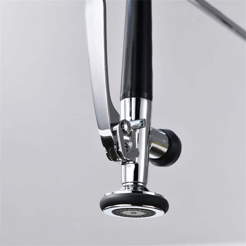 Commercial Kitchen Sink Faucet With Pull Down Sprayer Modern Single Hole Kitchen Faucets Single Handle Spring Taps