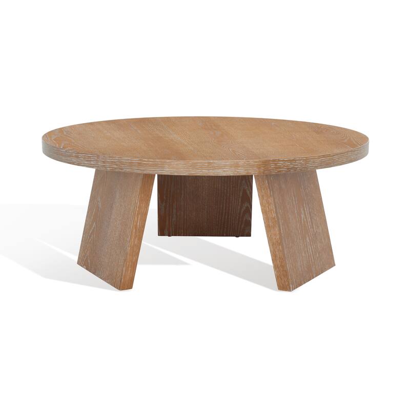 SAFAVIEH Couture Julianna Modern Wood Coffee Table - 36 in. W x 36 in. D x 15 in. H
