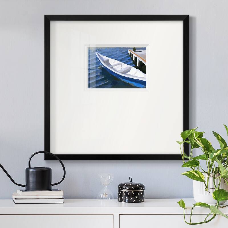 Colorful Rowboat IVPremium Framed Print