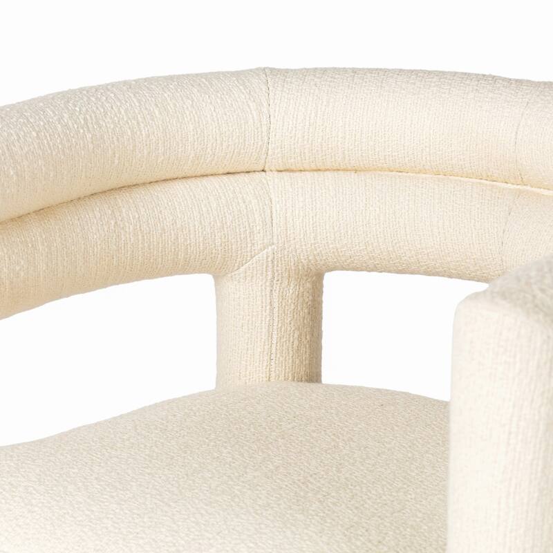 Idris Stool-Kerbey Ivory-Counter - 25W x 22.75D x 36H