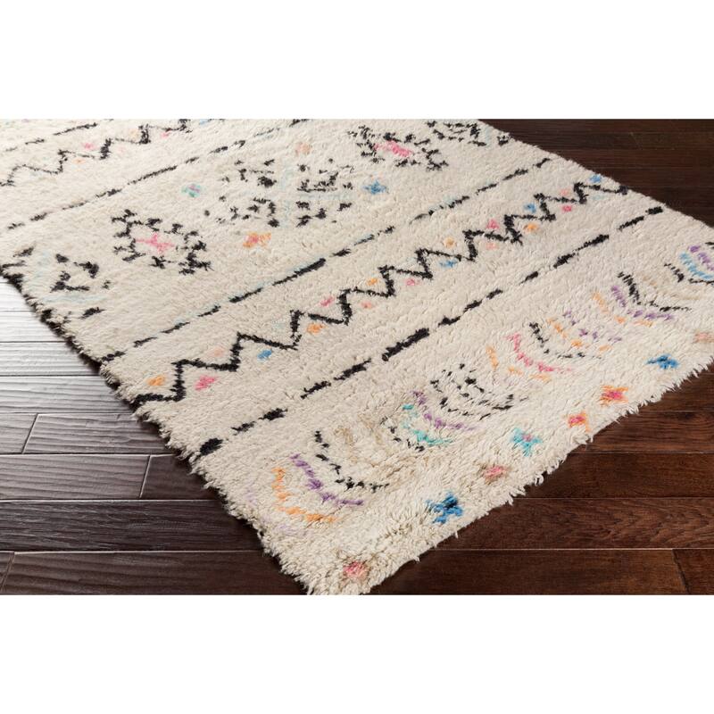 Hand Knotted Delancey Wool Area Rug - 8' x 10'