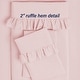 preview thumbnail 7 of 8, Home Essential Luxurious Silky Ruffle Hem Microfiber Bedding Sheet Set