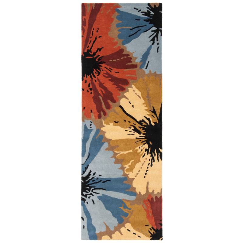SAFAVIEH Handmade Soho Tyesha Floral N.Z. Wool Rug