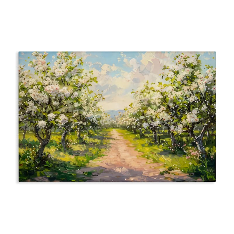 Stupell Path Through Flowering Trees Canvas Wall Art Design By LSR Creative Studio - 24 x 16