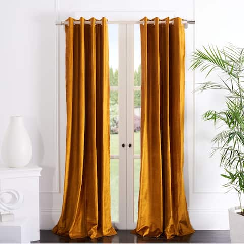 SAFAVIEH Creslia Window Curtain Grommet Panel Treatment