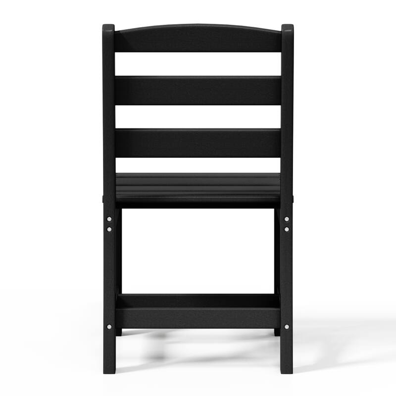 Shoreside Outdoor Patio Armless Dining Side Chair