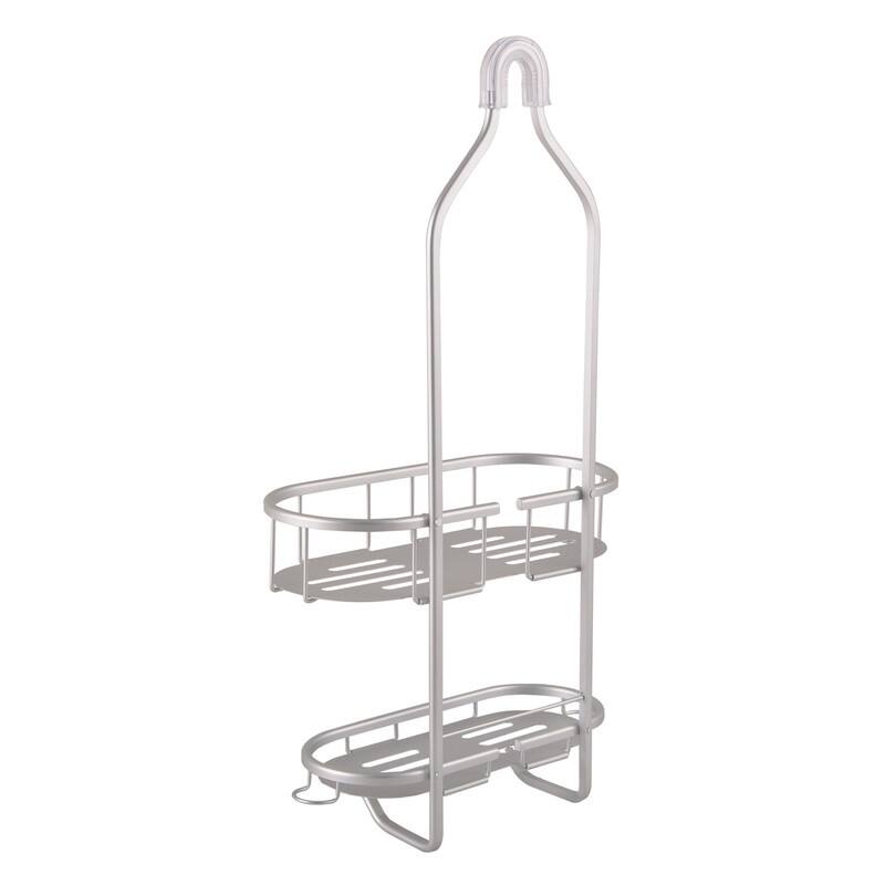Utopia Alley Rustproof Aluminum Shower Caddy for Shower Heads - Hanging Shower Caddy Organizer, Chrome & Matte Black Finish