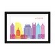 preview thumbnail 1 of 18, iCanvas "Atlanta II Skyline Pop" by Paul Rommer Black - 24x32x1