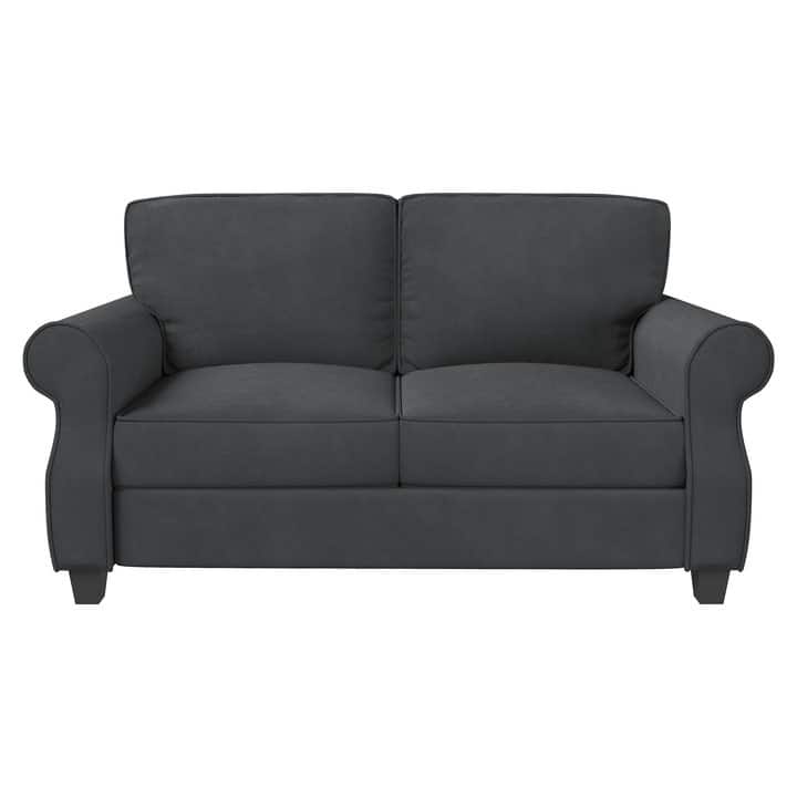 Sofa with Solid Wood Frame,, Comfy Sofa Couch with Extra Deep Seats, Modern 2 Seater Sofa, for Living Room Apartment Lounge