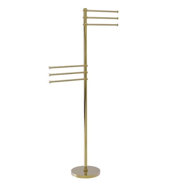Allied Brass Towel Stand with 6 Pivoting 12-in Arms