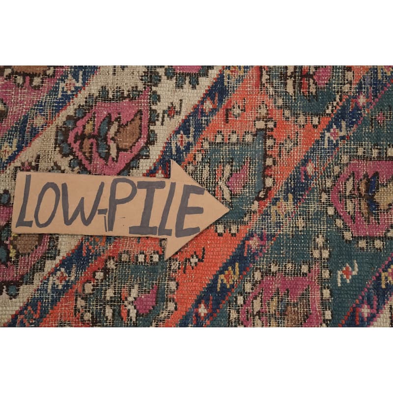 Hand Knotted Oriental 100% Wool Carpet Traditional All-Over Multi-Colored Kazak Area Rug - 8' 2'' X 3' 6''
