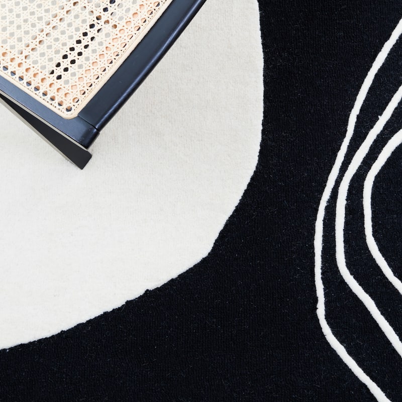 SAFAVIEH Handmade Rodeo Drive Vutka Mid-Century Modern Wool Rug