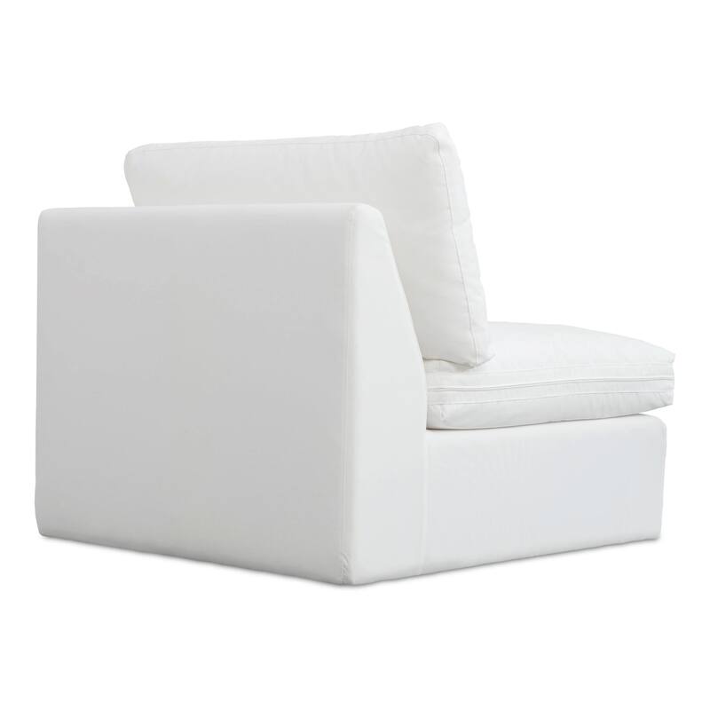NADAAL STUDIOS Odessa , Outdoor Corner Chair With Weather-Resistant Performance Fabric - 40"W x40"D x35.8"H