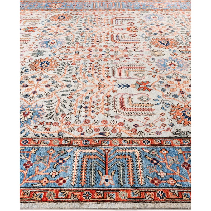 Serapi One-of-a-Kind Hand-Knotted Area Rug - Gray - 9' 2" x 11' 10"