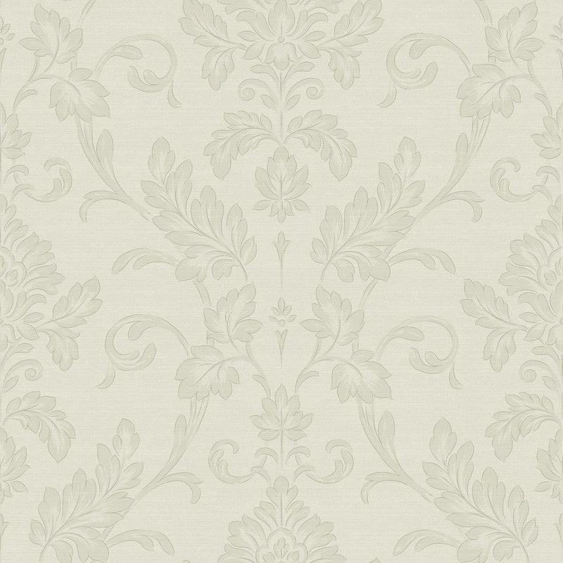 Sirpi Antonella Silver Scroll Wallpaper - 20.9 x 396 x 0.025