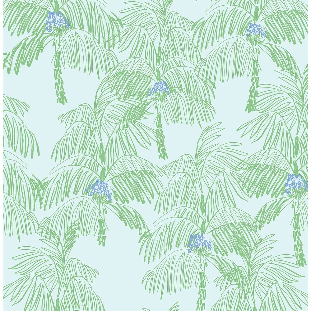 NextWall Palm Beach Peel and Stick Wallpaper