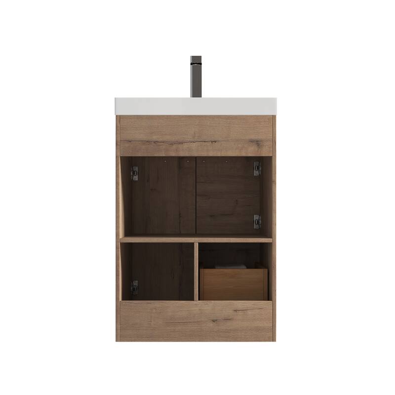 Freestanding Bathroom Vanity with Topmount Sink