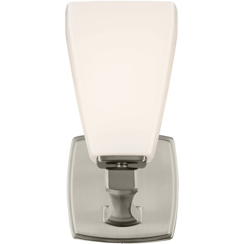Kichler 55214 Marant 10" Tall Bathroom Sconce with Opal Glass Shade