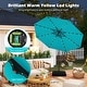 preview thumbnail 20 of 48, Gymax 10 FT Solar Offset Hanging Umbrella Patio Cantilever Umbrella w/