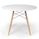 Option White / Natural Legs