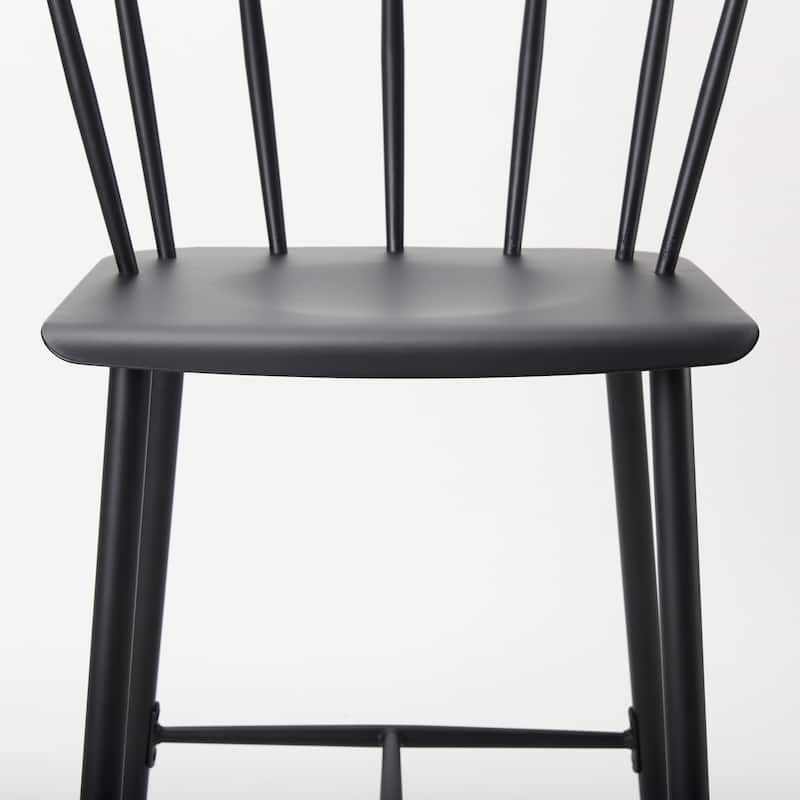 Colin Black Metal Counter Stool - 21.2"W x 21.2"D x 38.1"H
