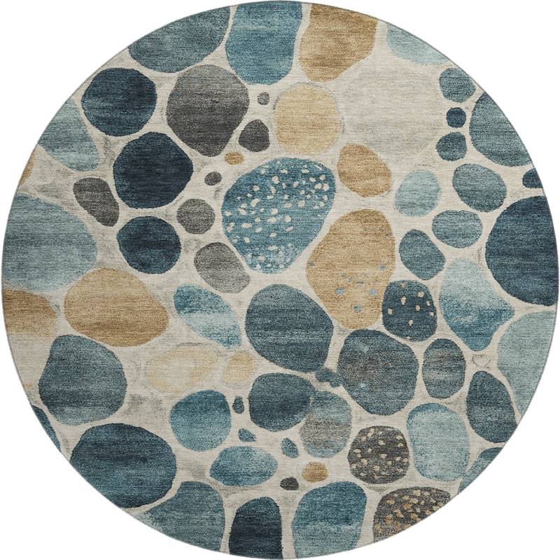 Premium Washable Super Soft Contemporary Cobble Mayfield Rug