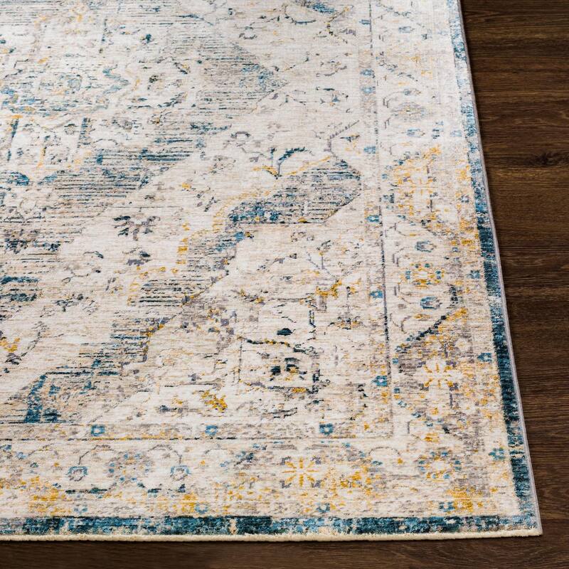 Livabliss Traditional Cardiff Medallion Area Rug