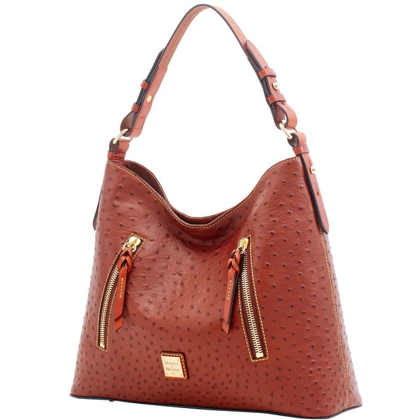 dooney ostrich hobo
