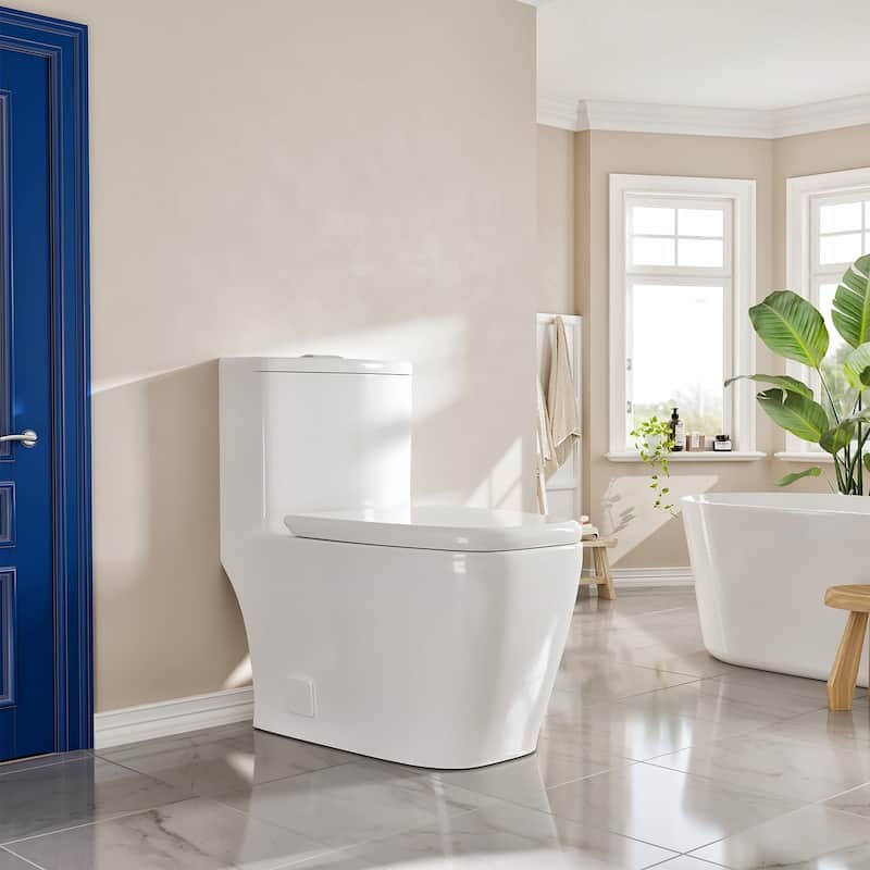Eviva Acadia One Piece Toilet in White