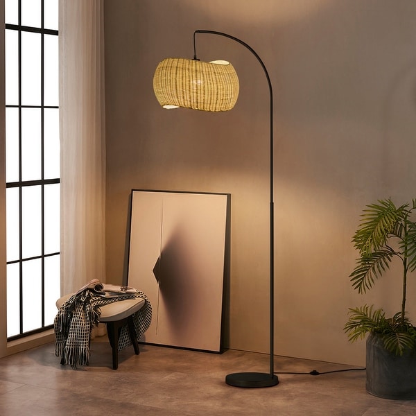 Brightech Wave 81 in. Mid-Century Modern LED Super Bright Floor