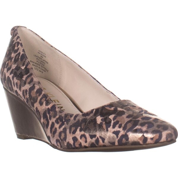anne klein leopard pumps
