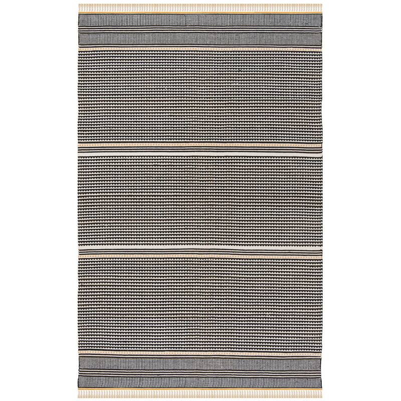 SAFAVIEH, Handmade Flatweave Montauk Susse Casual Cotton Rug - 5' x 8' - Gold/Multi