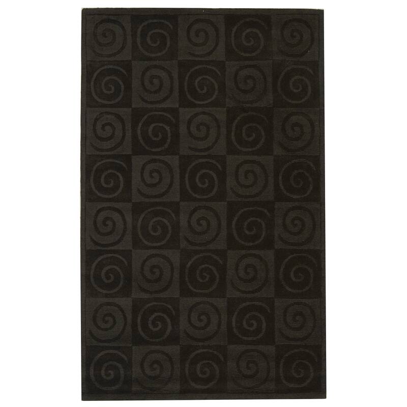 SAFAVIEH Handmade Impressions Jazmyne Modern Wool Rug - 5' x 8' - Multi - Rectangle