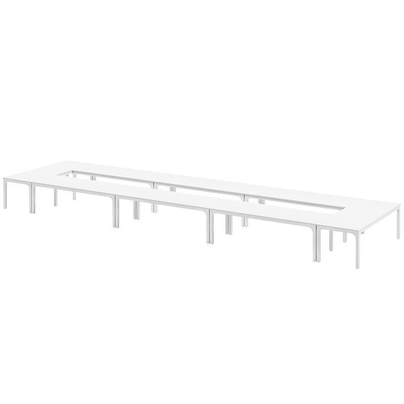 78.74-Inch Conference Table Set,13FT Conference Room Table, Large Rectangle Meeting Seminar Tables Set,Long Business Tables