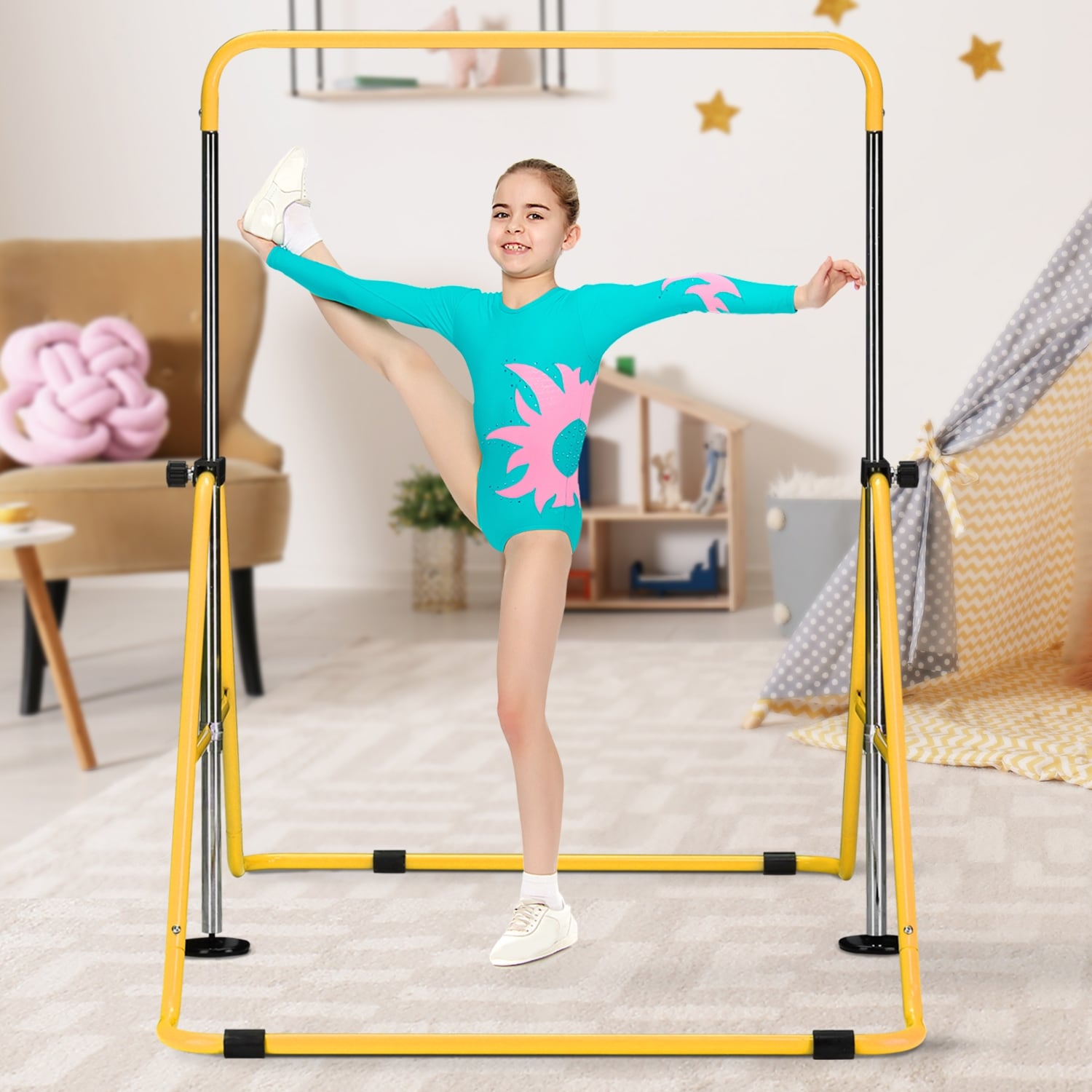 Zenova Gymnastics Bars Kids Kip Junior Training Bars for Home
