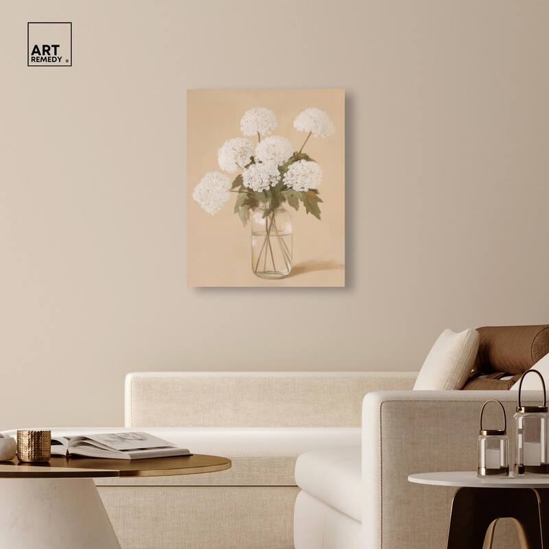 Lace in a Vase II Canvas by Art Remedy, Gallery Wrapped