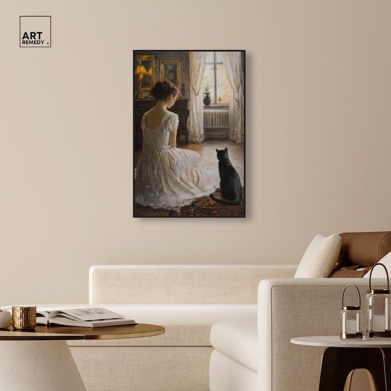 Her Faithful Companion Canvas by Art Remedy