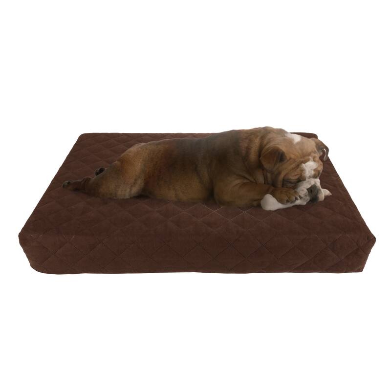 36x27 Two-Layer Memory Foam Waterproof Dog Bed for Large Dogs up to 75lbs - defunct2