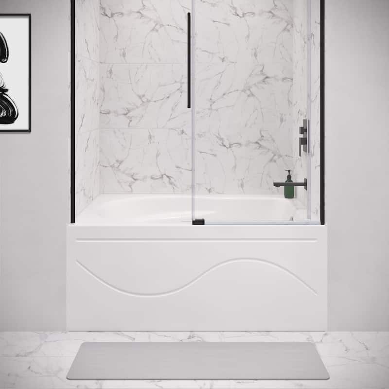 Ivy 48'' X 32" Bathtub With Apron Right Hand Drain In White - 48x32 Right