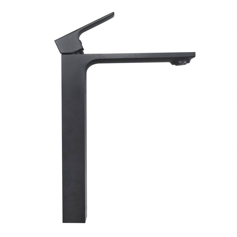 Single Handle Vessel Sink Bathroom Faucet With Pop Up Drain Assembly